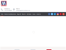 Tablet Screenshot of magnahrconsultant.com